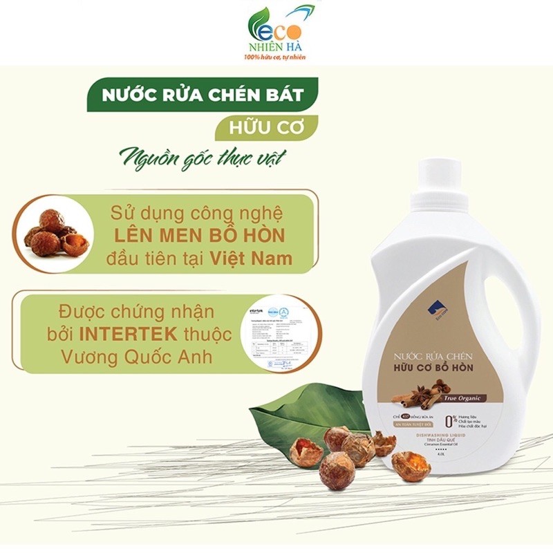 Nước rửa chén bát hữu cơ Ecocare 500ml