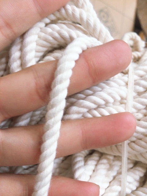 [Size 5mm] 10m dây macrame 5mm màu ngà