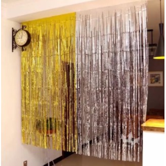 Rèm sợi kim tuyến trang trí sinh nhật, thôi nôi, đám cưới, kích thước 1x2m