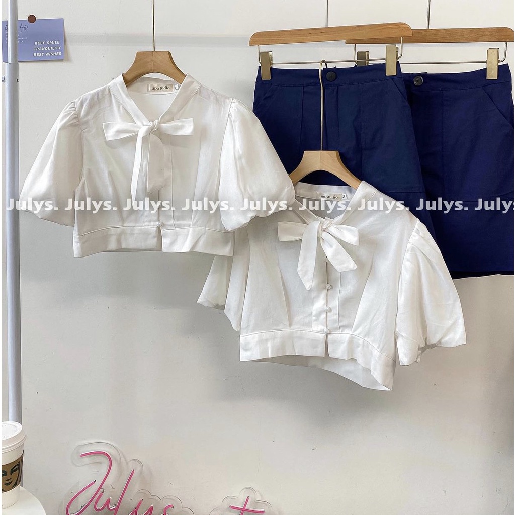 Set chân váy áo croptop kiểu nữ tiểu thư, Set đồ nữ sang chảnh cá tính mặc đi chơi cực xinh