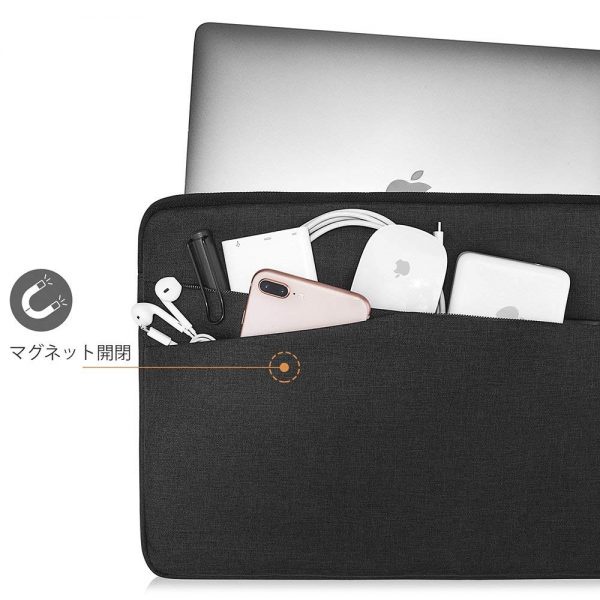 Túi CS TOMTOC Style MB Air/Retina Laptop 13” Macbook 14” Black (A18-C01D)