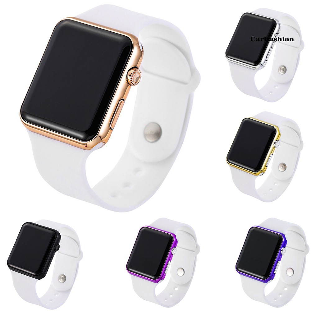 Đồng hồ đeo tay kỹ thuật số mặt hình vuông dây đeo silicon thời trang cho bé | BigBuy360 - bigbuy360.vn