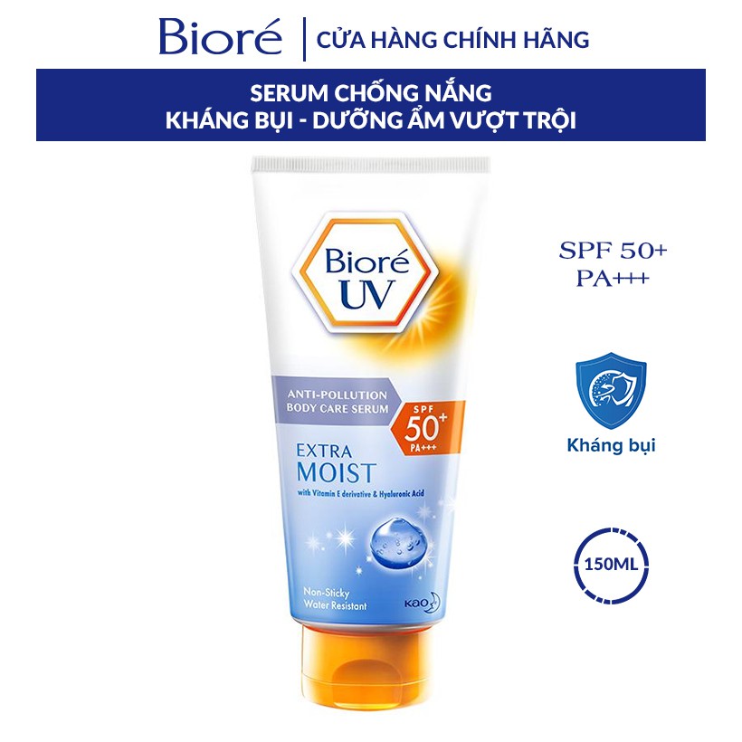 Serum Chống Nắng Dưỡng Thể Kháng Bụi - Dưỡng Ẩm Vượt Trội Biore 150ml