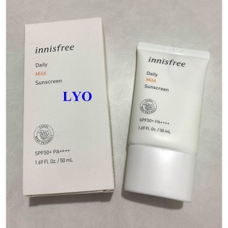 KEM CHỐNG NẮNG INNISFREE DAILY MILD SUNSCREEN SPF 50 + PA++++ 50ML