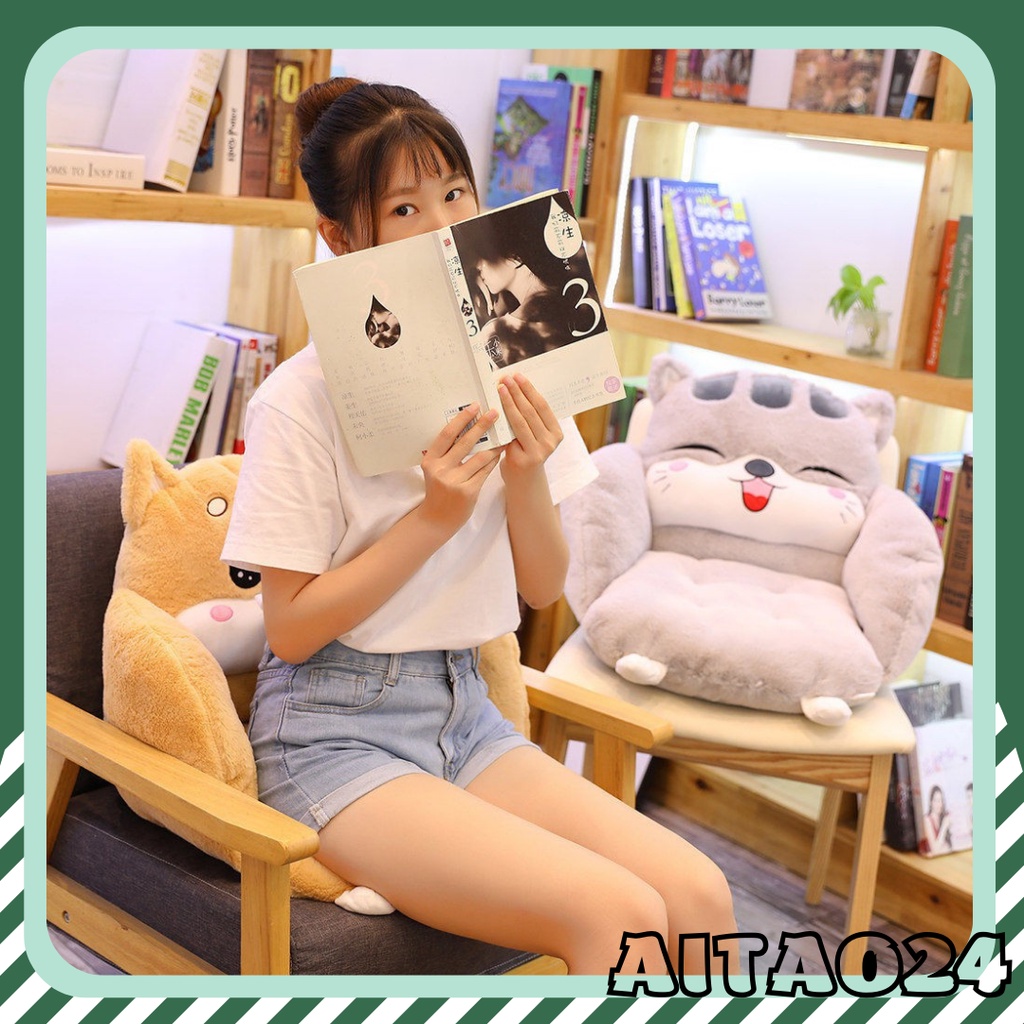 Đệm lót ghế 3D hình ngộ nghĩnh dành cho mẹ bầu, sinh viên, văn phòng