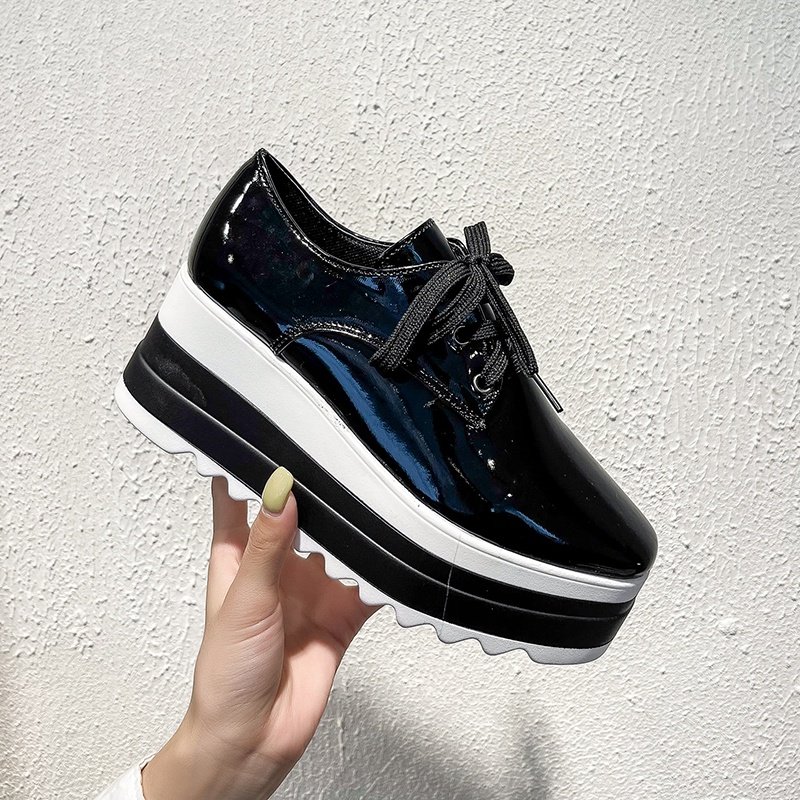 Giày Lười Da Xinh Xắn Thời Trang Dành Cho Nữ 2.76 Inch Size 35-42