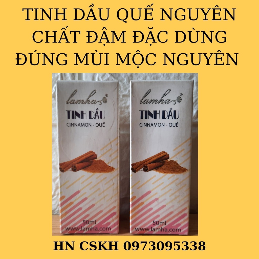 Tinh dầu quế nguyên chất Lam Hà 50ml