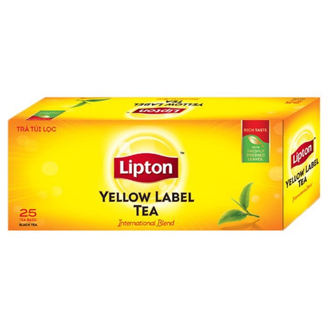 Combol 10 Trà túi lọc LIPTON YELLOW LABEL TEA 1k/gói