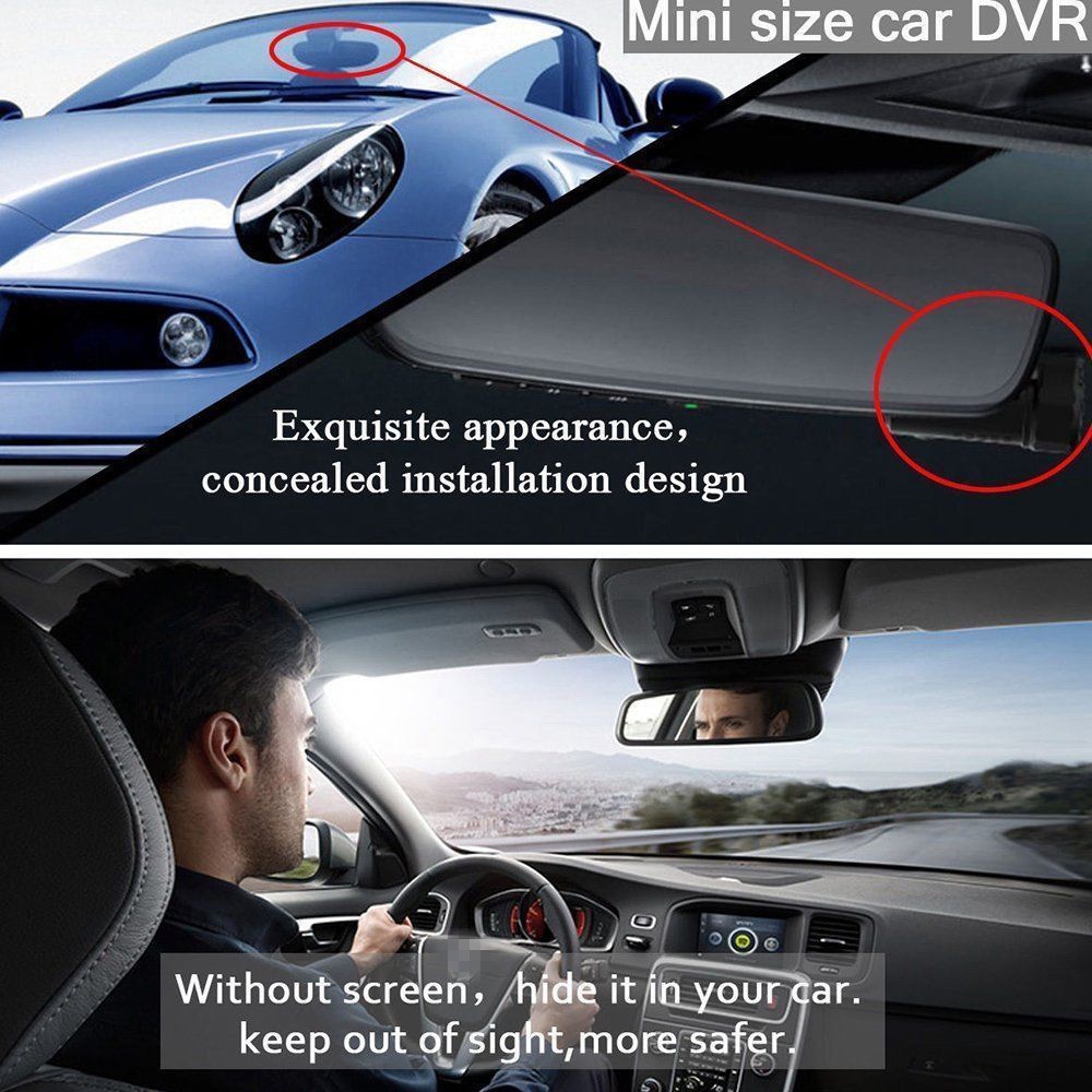 ✿✿Máy quay hành trình cho xe ô tô xoay 170 độ kết nối wifi HD Hidden | BigBuy360 - bigbuy360.vn