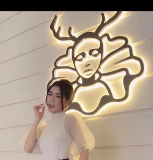 Áo kiểu nữ gân tay lưới phồng 2020