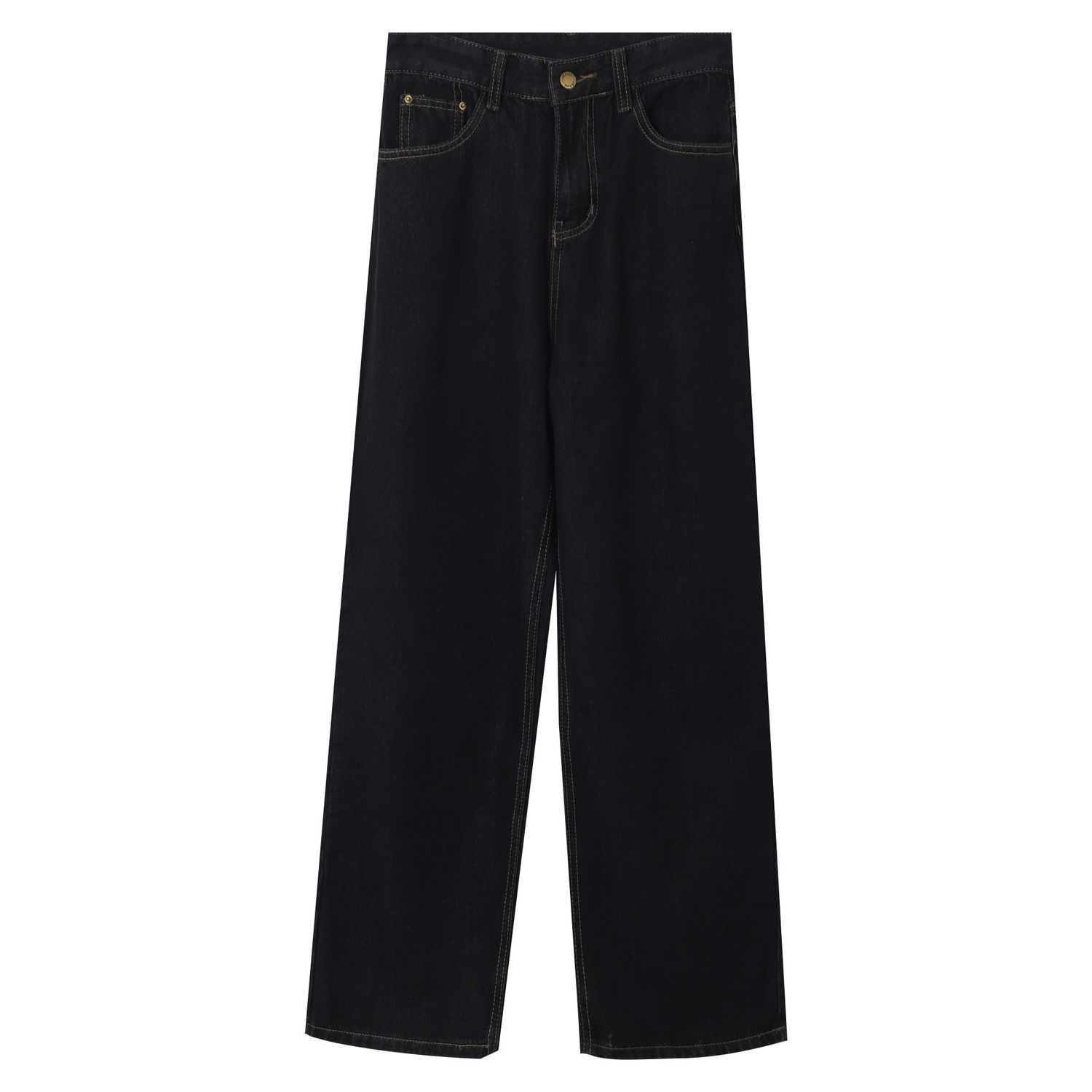 Quần Jeans Dài Lưng Cao Phong Cách Hàn Quốc Thời Trang Cho Nữ | BigBuy360 - bigbuy360.vn