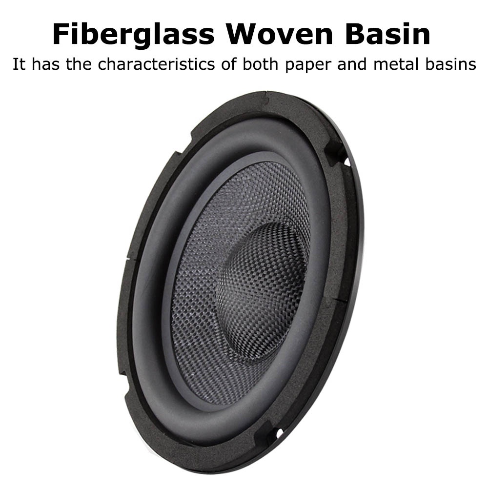 1 Loa subwoofer 6.5 inch 4 8 ohm 80w Bằng Sợi Thủy Tinh