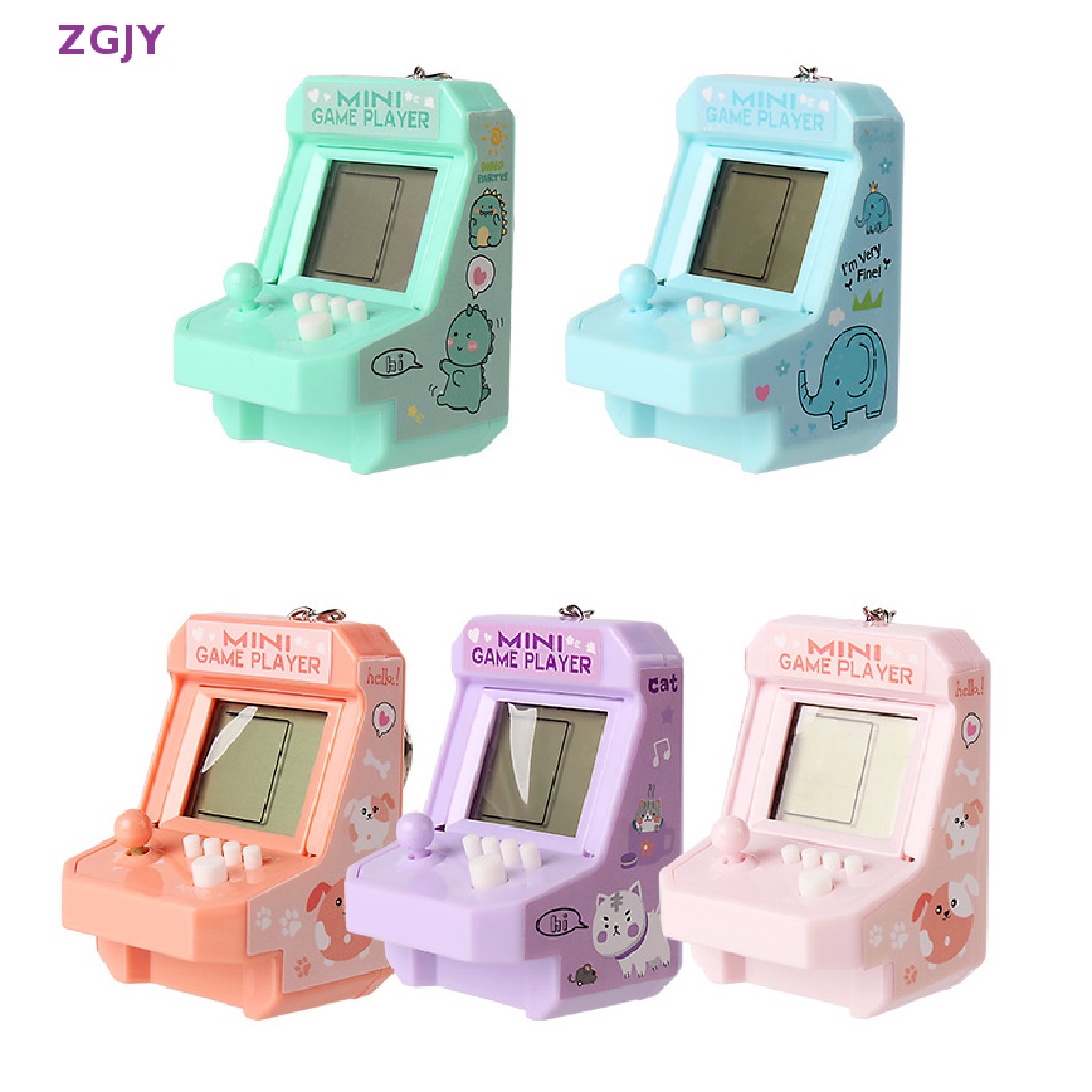 Máy Chơi Game Cầm Tay Mini ZGJY Kèm Móc Khóa Phong Cách Retro Mới