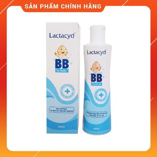 Sữa tắm Lactacyd BB rôm sẩy 250ml, nhẹ nhàng rửa sạch và bảo vệ da của bé, từ đó hỗ trợ phòng ngừa rôm sảy, hăm kẽ.