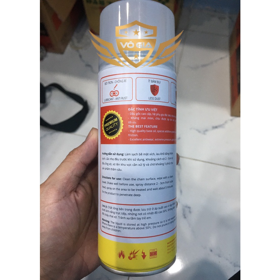Dưỡng sên BZ Premium Chainlube hàng cao cấp dùng cho các dòng sên