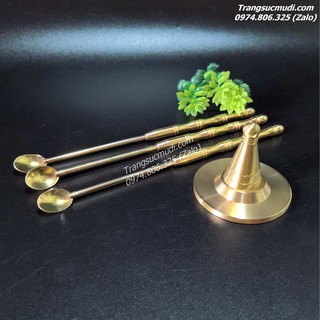 DỤNG CỤ ĐỐT BỘT TRẦM HƯƠNG - THÌA ĐỒNG