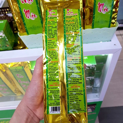 Trà hoàng thảo mộc - Dùng cho người mất ngủ, dạ dày, tim mạch