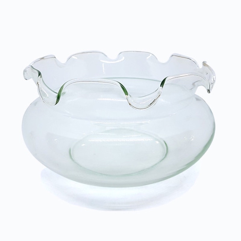 Chậu Thuỷ Tinh Tròn Nuôi Cá Miệng Bèo