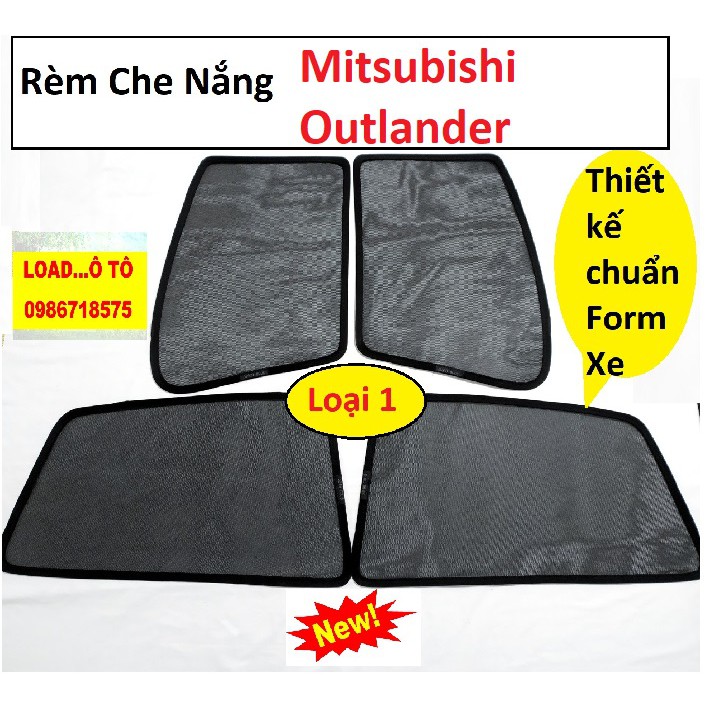 Rèm Che Nắng Outlander 2016-2017 Load Ô Tô Nam Châm Hít