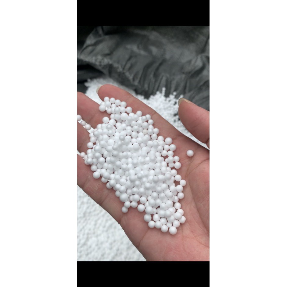 Hạt xốp trắng dùng để nhồi ghế hạt xốp loại 1 ,nhồi gối ngủ ,để trang trí hộp quà ,làm tuyết hàng  hót
