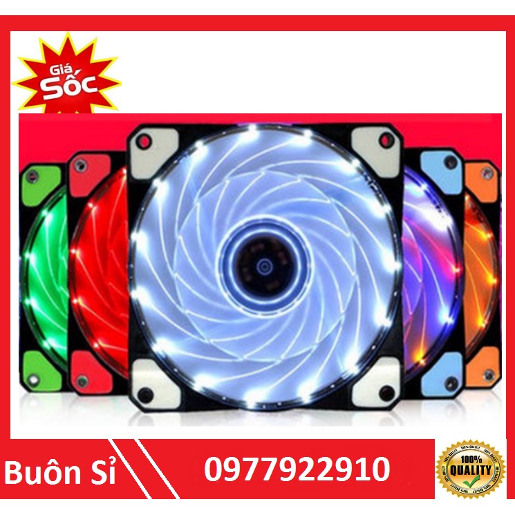 Quạt tản nhiệt ,fan case cho case máy tính , Fan Case 12cm ,Quạt Led 12 cm
