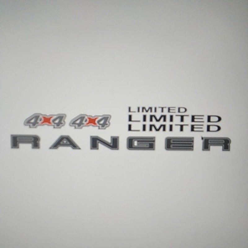 Trọn bộ tem dán xe ranger đời mới ,tem ranger limited,tem ranger 2020,tem dán 4x4 mới,tem dán xe wildtrak,tem wildtrak