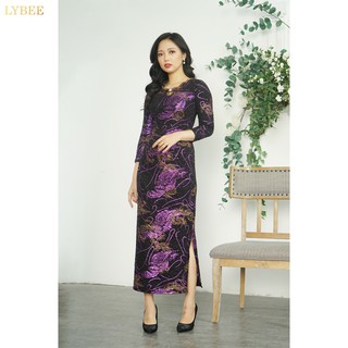 [Mã BMLT30 giảm đến 30K đơn 299K] Váy trung niên LYBEE co dãn 4 chiều mã 552