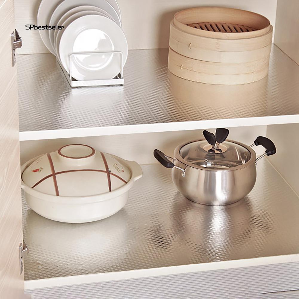 Miếng dán tường phủ màng nhôm chống thấm nước tiện dụng cho nhà bếp