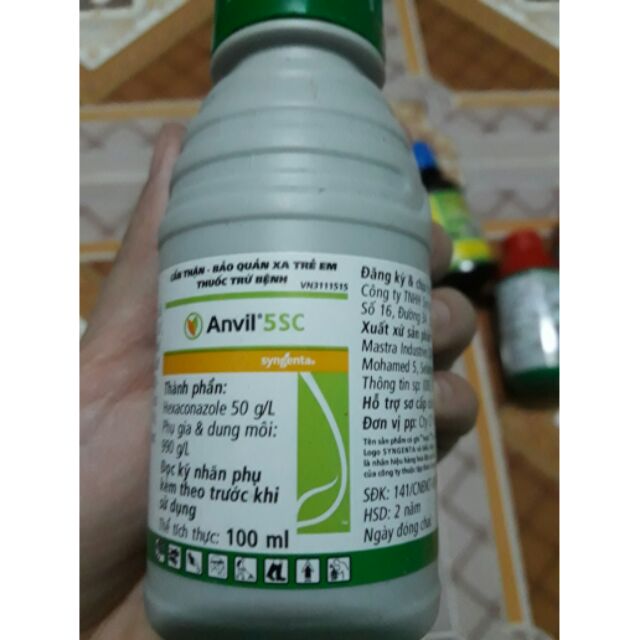 Sản phẩm trừ nấm bệnh anvil 100ml