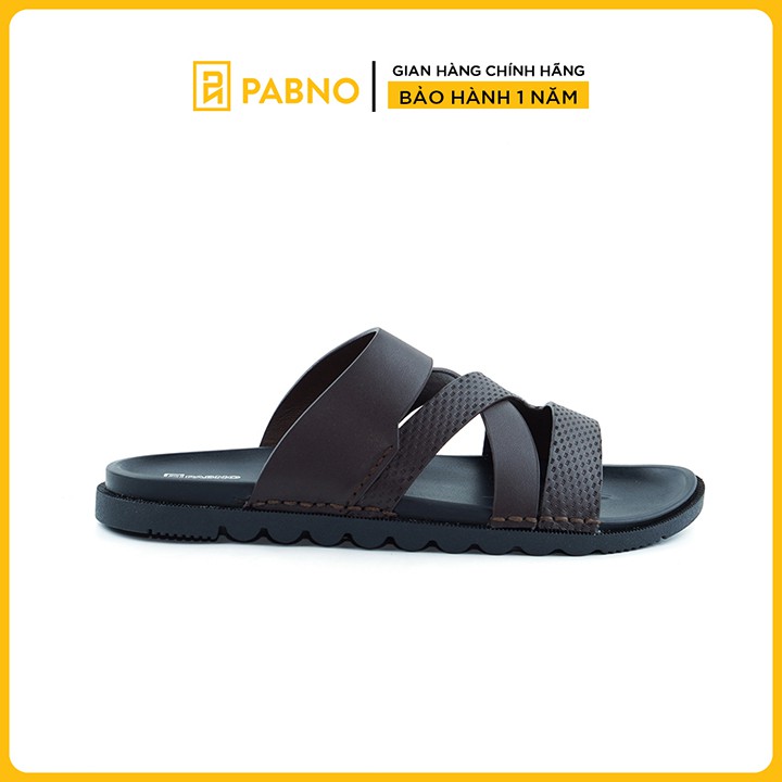 Giày Sandal Nam Quai Ngang Dập Vân [BẢO HÀNH 12 THÁNG] PABNO PN727