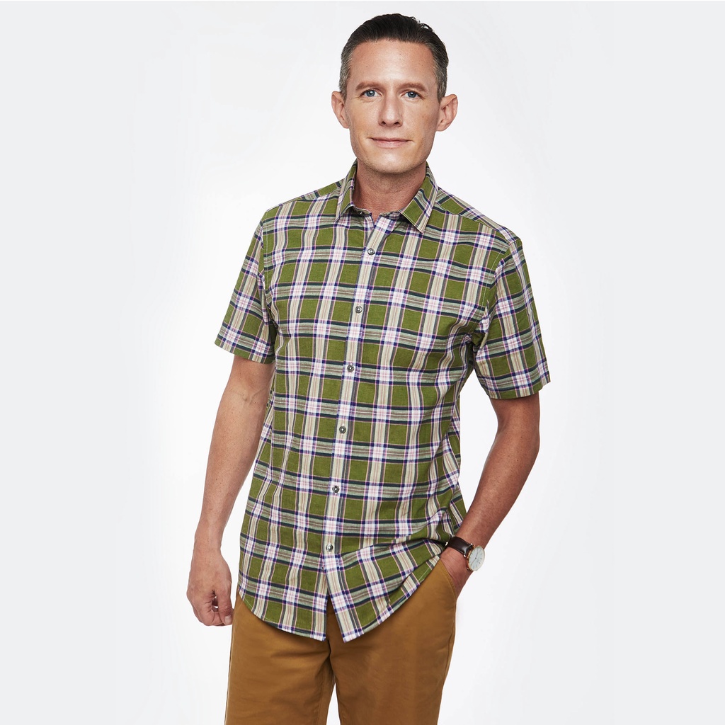 N&amp;M Áo sơ mi nam thời trang tay ngắn 1908103