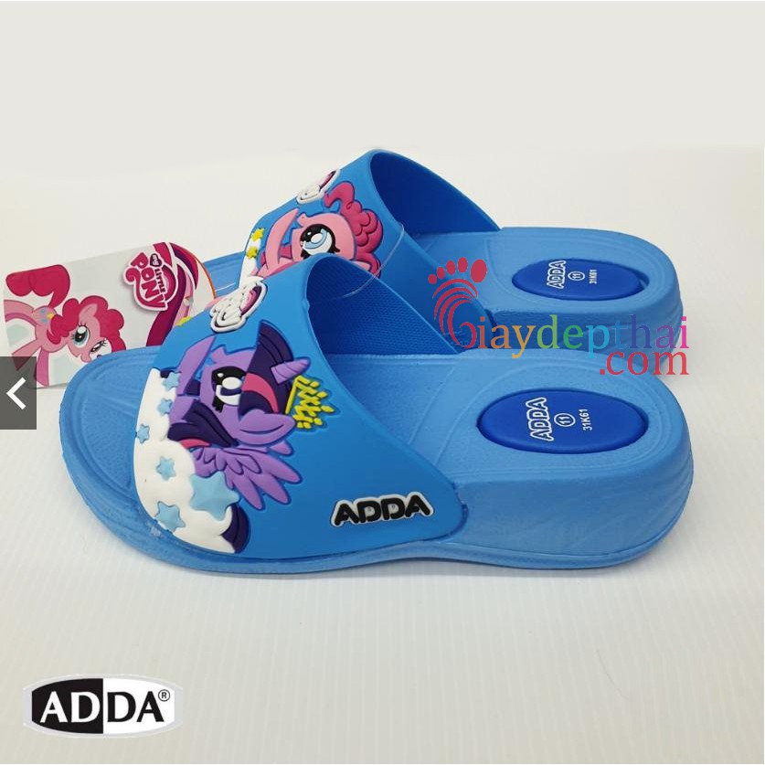 Dép cho bé gái quai ngang ngựa Pony Thái Lan Adda 31K61/31K60 (Hình ngẫu nhiên)