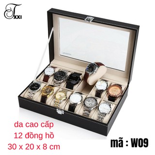 Hộp Đựng Đồng Hồ Vỏ Da Cao Cấp