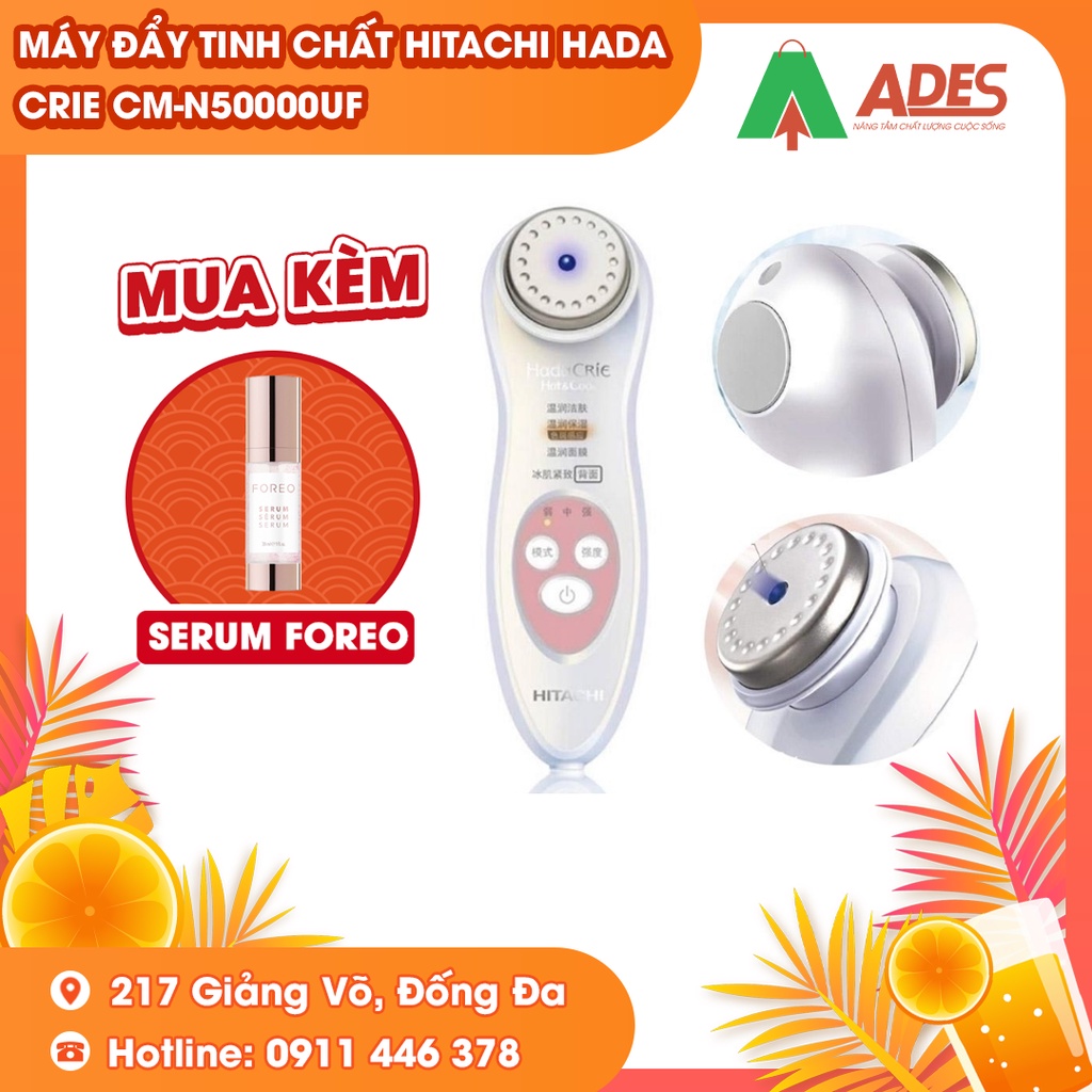 Máy đẩy tinh chất Hitachi Hada Crie CM-N5000UF - Bản Quốc Tế - Bảo Hành 1 Năm