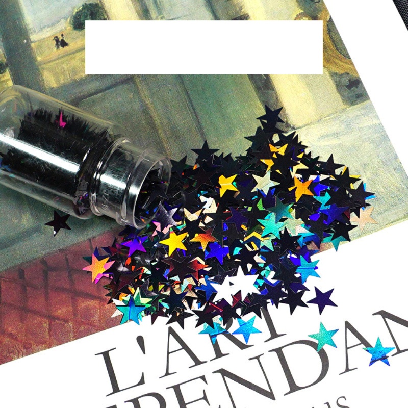 Phụ Kiện Trang Trí Móng Tay Hình Ngôi Sao Lấp Lánh Xinh Xắn