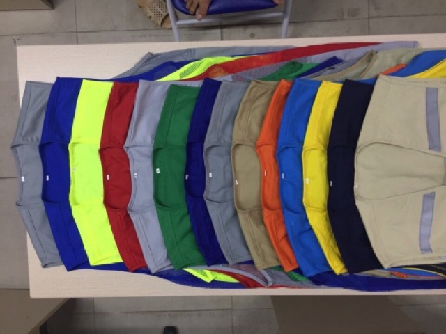 Áo ghile kaki, Áo nhiều túi BHLĐ, Áo ghile phản quang.