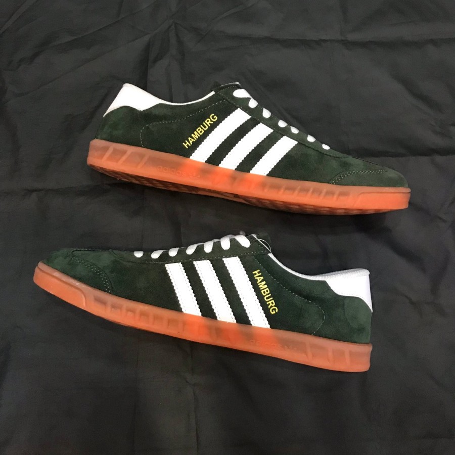 Giày Thể Thao Adidas Gazelle Hamburg Olive Màu Xanh Lá Trẻ Trung Năng Động