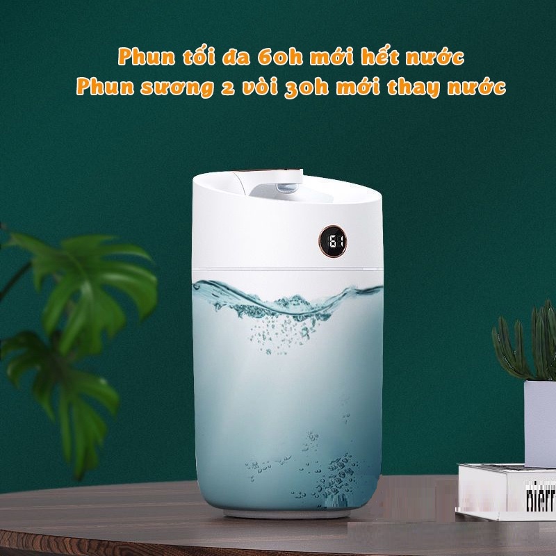 Máy phun sương 3000ml X12 có đèn led báo độ ẩm không khí