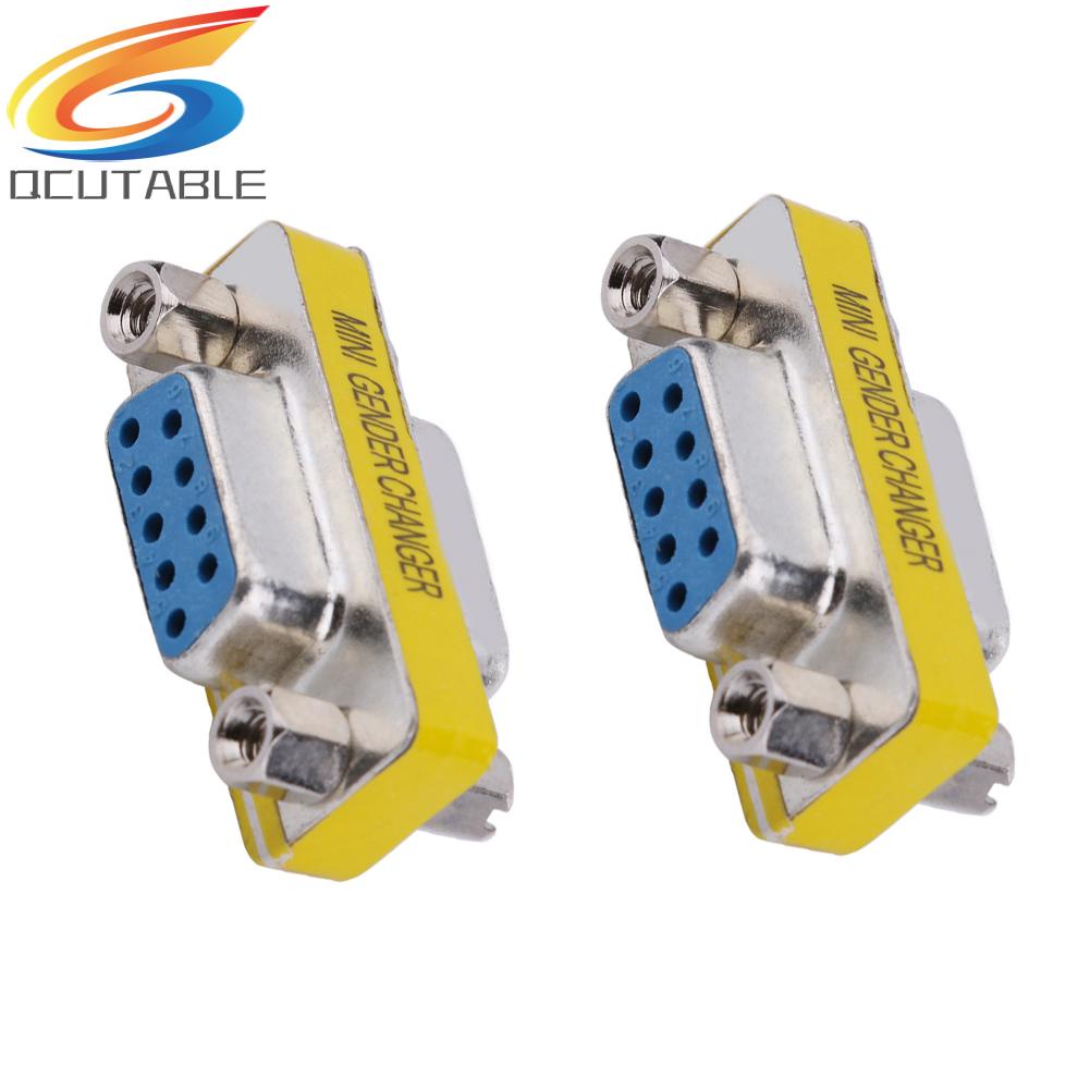 Set 2 Đầu Nối Chuyển Đổi DB9 Female Sang Female RS232