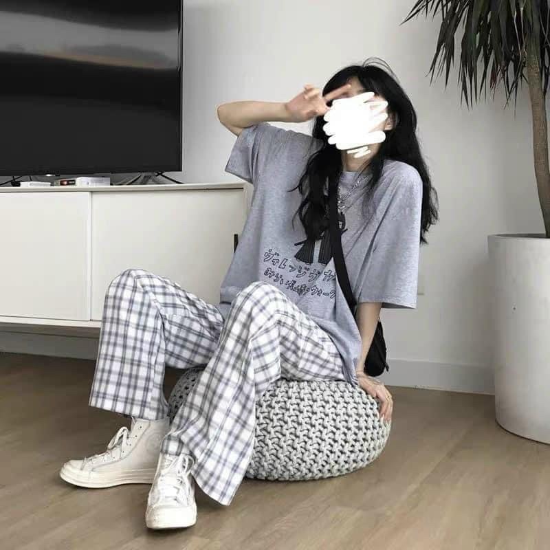 Set áo thun tay lửng + quần
