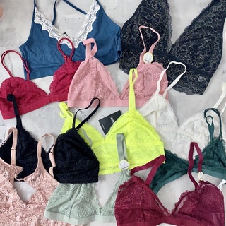 (CÓ BIGSIZE) Áo lót bralette không mút không gọng thun ren nhiều mẫu các hãng gợi cảm cho nữ