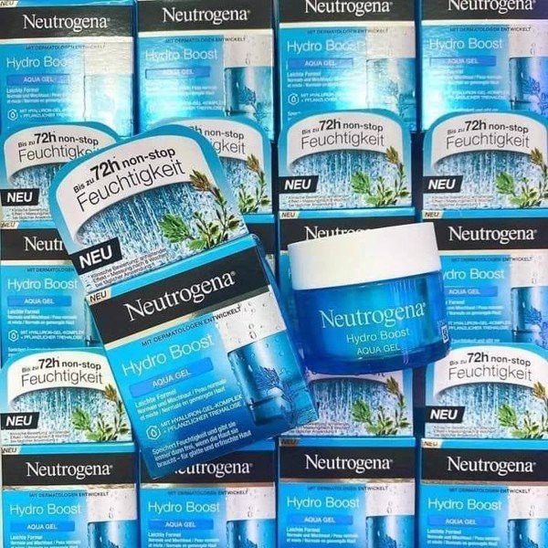 Kem Dưỡng Ẩm-Cấp Nước Neutrogena Hydro Boots Water Gel/ Aqua Gel Da Dầu - Bản Europe