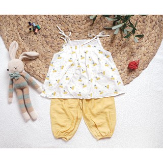 Set áo 2 dây cherry + q ngố