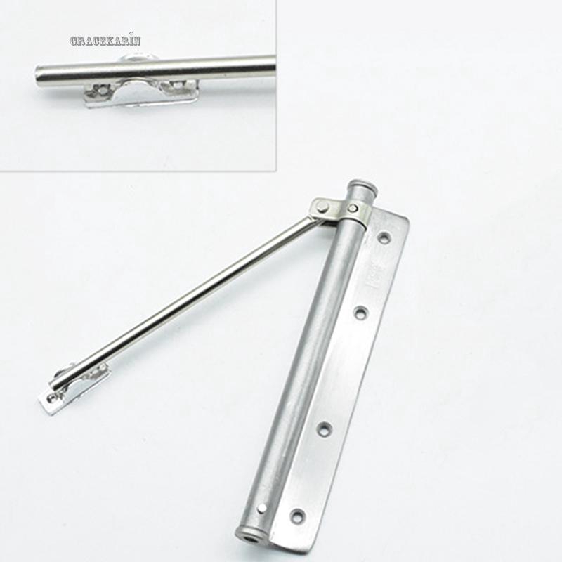 1pcs Adjustable Stainless Steel Surface Mounted Auto Close Door Closer Fireproof