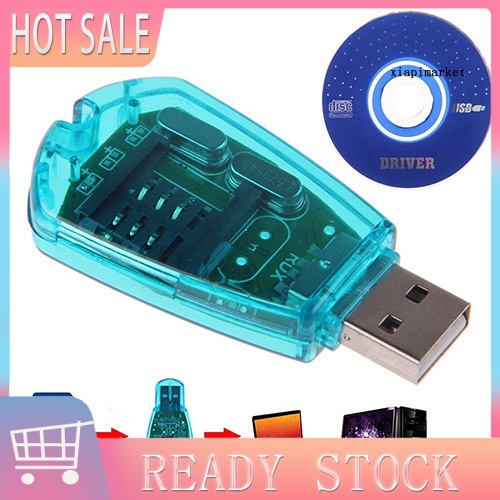 Đầu Đọc Thẻ Sim Điện Thoại Cổng USB Tiêu Chuẩn Sms Gsm / Cdma + Cd