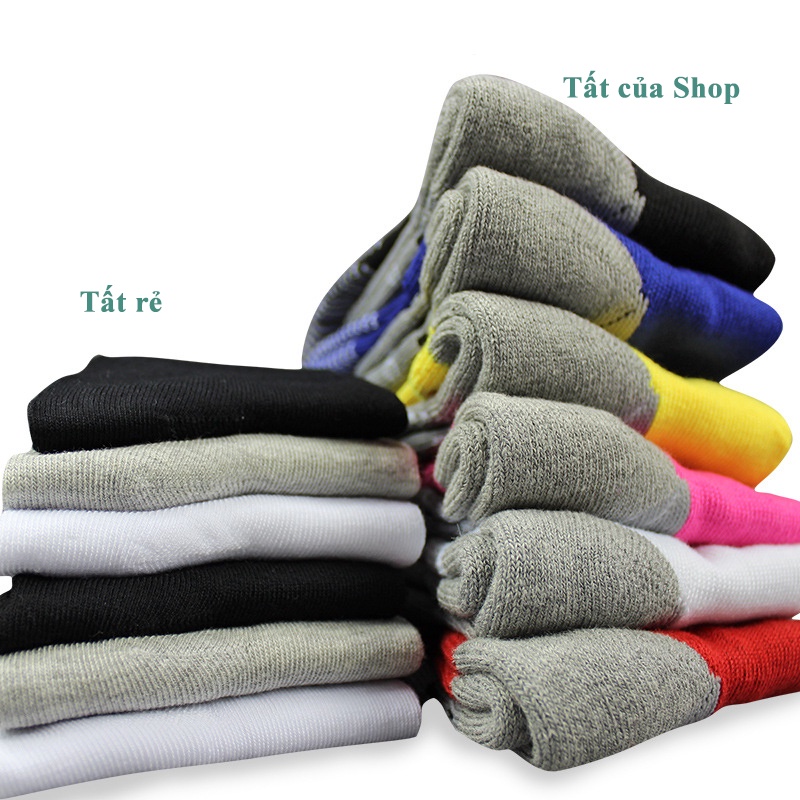 Tất Bóng đá 8_Sport cao cổ Full màu Full size - Free ship + Quà tặng Loved socks by TatsTats.vn