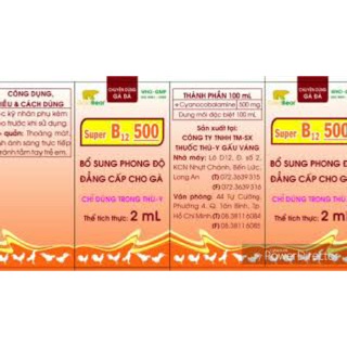 SUPER B12 500 dạng chích