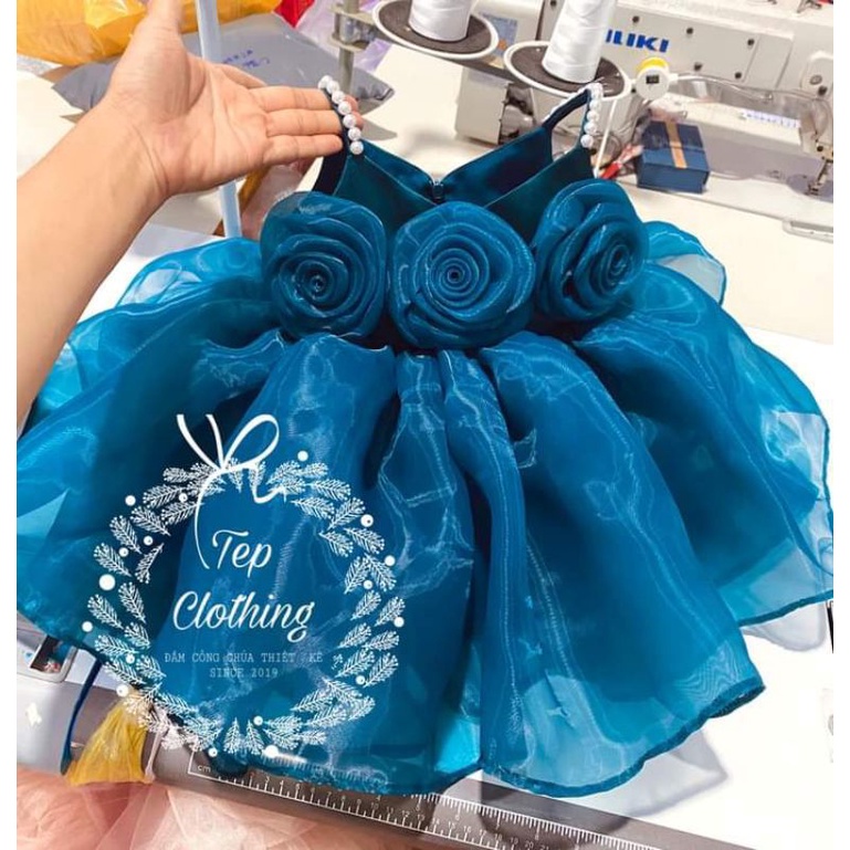 LITTLE ROSE- ĐẦM CÔNG CHÚA THIẾT KẾ BY TEP CLOTHING (HÌNH THẬT)