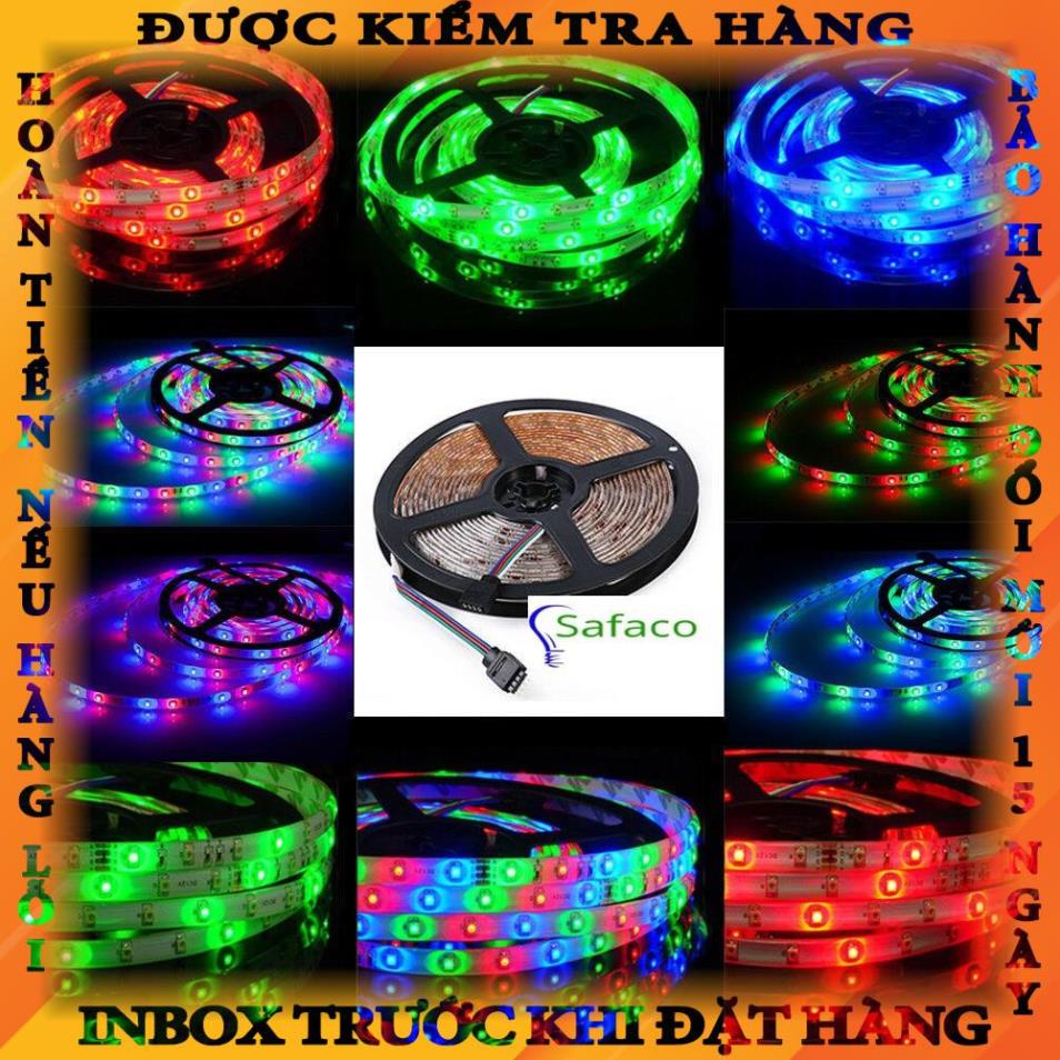 Cuộn đèn Led dây dán 5m đổi nhiều màu (RGB) có remote điều khiển - Đèn Led Tiktok Trang Trí Phòng Ngủ nghitruong
