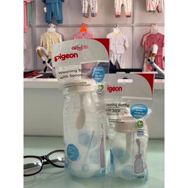 Bình tập ăn Pigeon 120cc/240cc